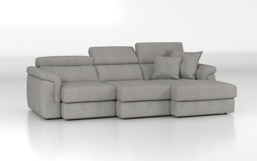 Taviano Large 3 Seater Sofa with Sliding Seats and Right Hand Facing Lounger
