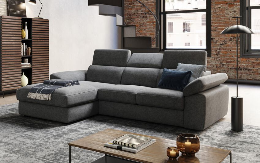 Quercioli 2 Corner 2 Right Hand Facing Chaise with Storage