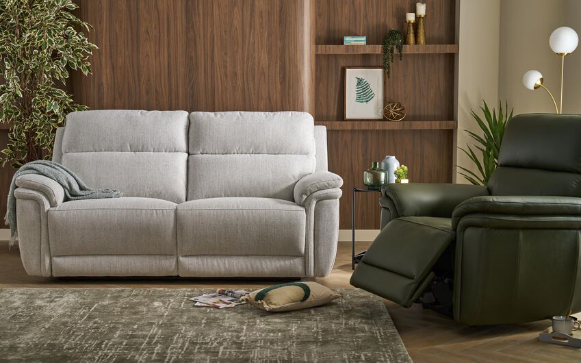 Maer Power Recliner Chair with Power Head Tilt & Lumbar 4 Maer Power Recliner Chair