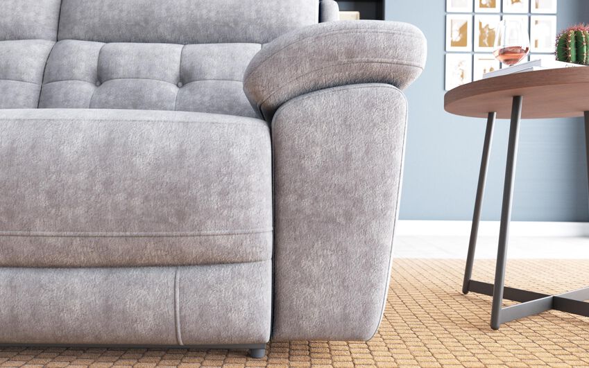 Belford 3 Corner 1 Power Recliner with Media Unit and Power Head Tilt 9 Belford Small Storage Footstool