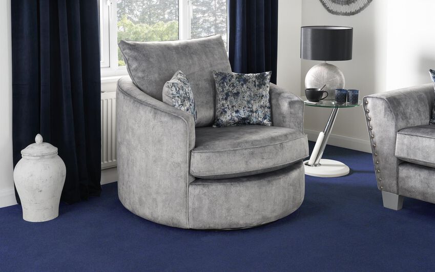 Living Esme Fabric Twister Chair