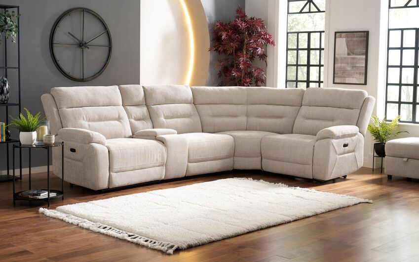 Fenton 3 Corner 1 with Media Console 3 Fenton 2 Seater Power Recliner Sofa with Media Console