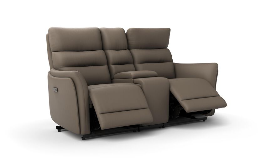 Cleveley 2 Seater Power Recliner Sofa with Console & Power Head Tilt