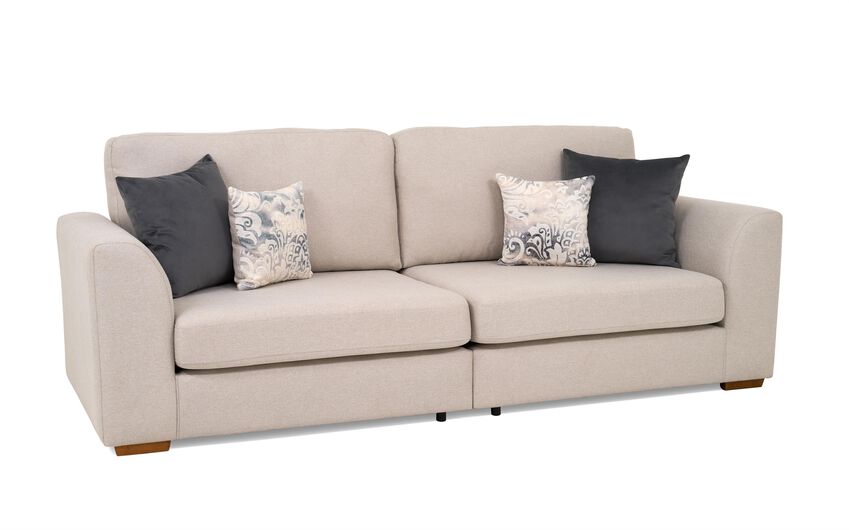 Living Nancy Fabric 4 Seater Split Sofa Standard Back 3 Living Nancy Fabric 4 Seater Split Sofa Standard Back