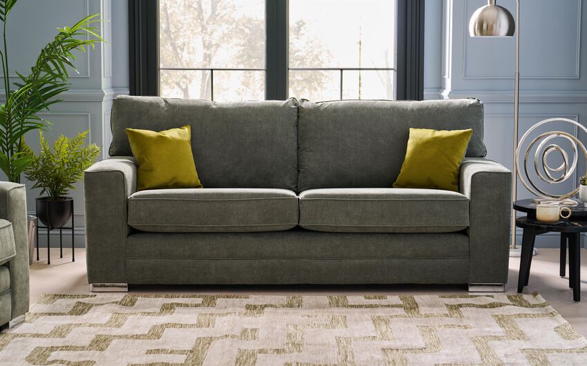 Living Jude Fabric 3 Seater Sofa