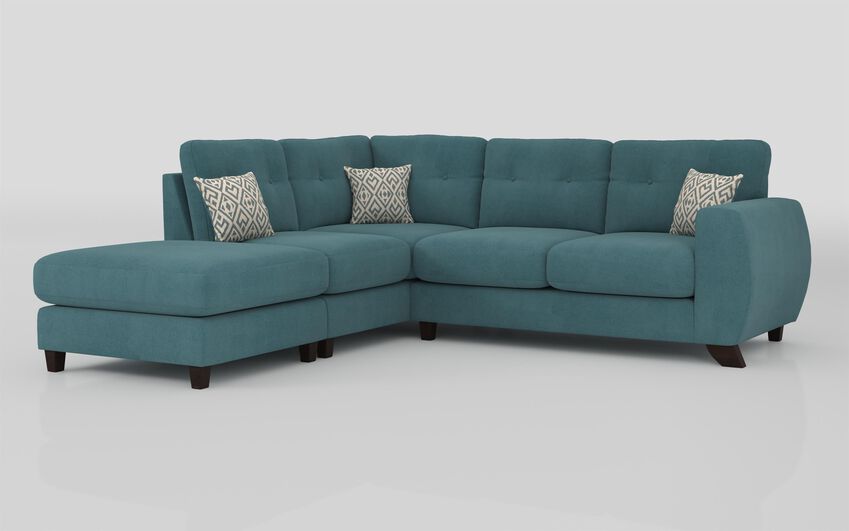 Living Aspen 1 Corner 2 Left Hand Facing Chaise Standard Back Sofa