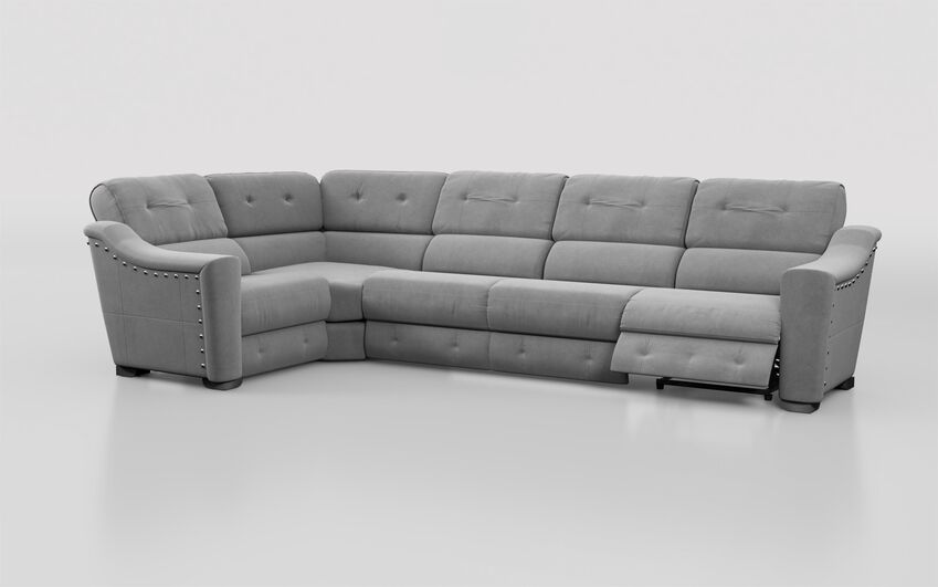Fulwood 1 Corner 3 Single Right Hand Facing Power Recliner Sofa