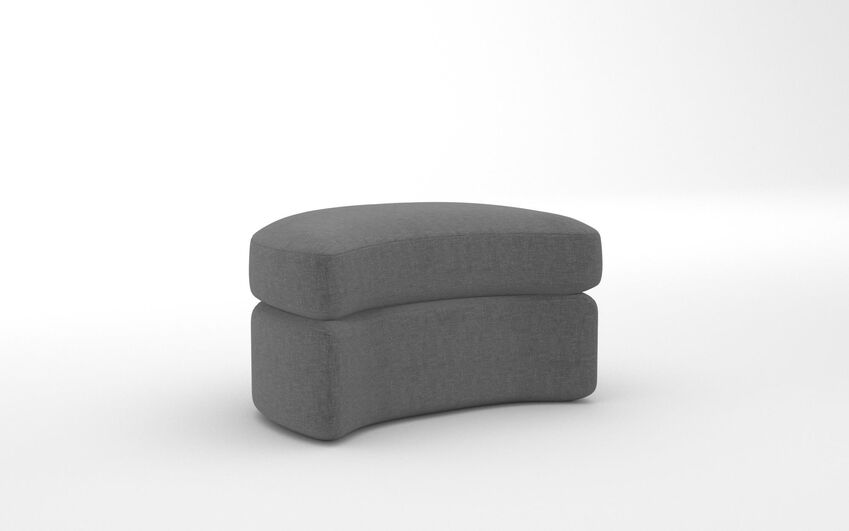 Tenbury Large Half Moon Footstool