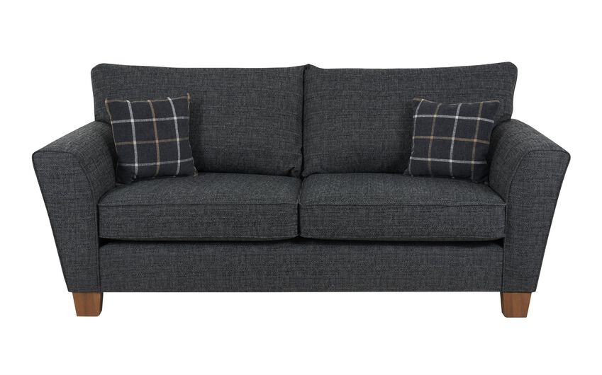 Theo Fabric 3 Seater Standard Back Sofa 3 Theo Fabric 3 Seater Standard Back Sofa